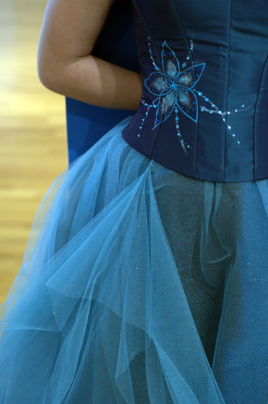 Robe de mariée Pétrole Turquoise