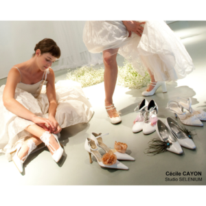 Chaussures de mariées customisées