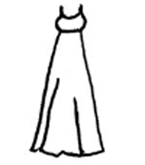 Formes de robe de mariée - Empire
