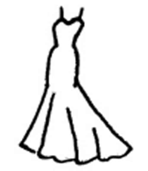 Forme de robe Sirène